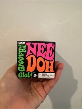 Nee doh Neon Orange Pinch & Squeeze Sensory Toy. Rare and hard to find. Last one